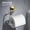 Kibi Cube Bathroom Toilet Paper Holder - Brush Gold KBA1505BG - alternate 4